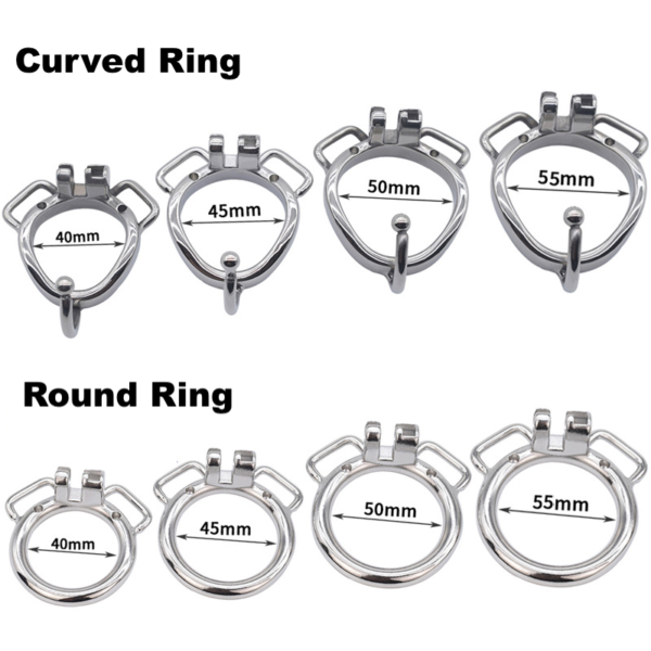 Spiked Chastity Cage with Urethral Anal Plug — product image 8