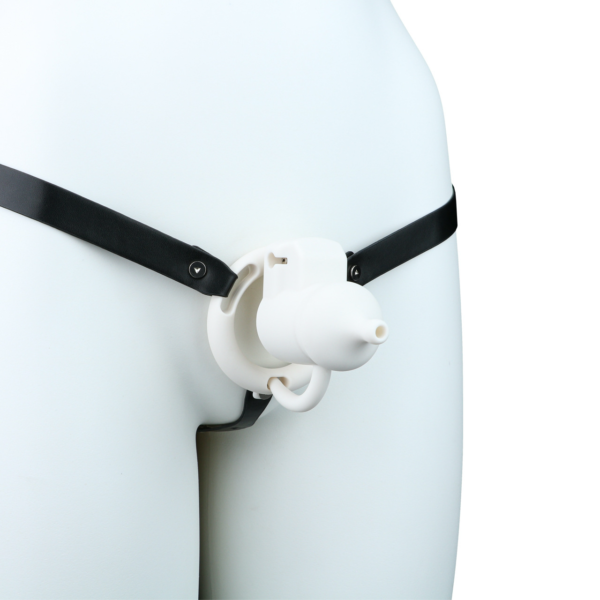 Silicone Baby Bottle Chastity Cage with 4 Locking Rings — product image 35