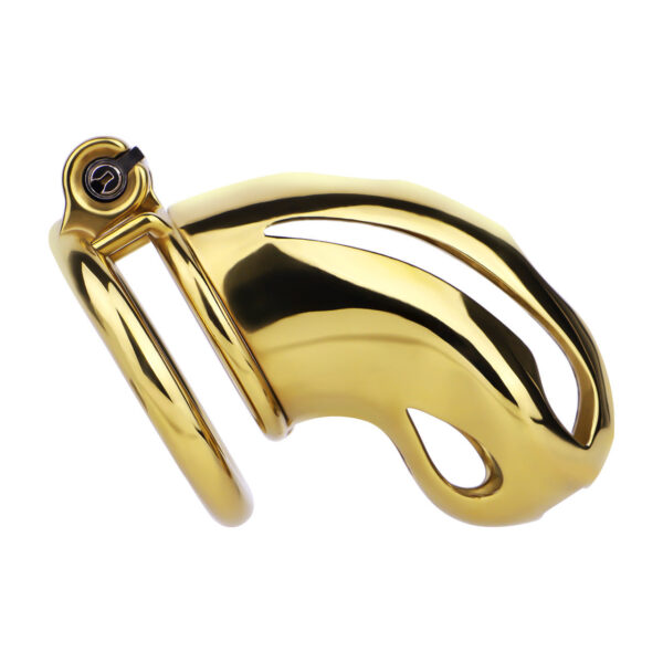 Gold Metal Classic Chastity Cage – S / M / L — product image 33
