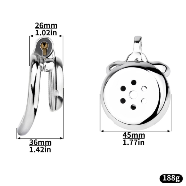 Wrapped Flat Chastity Cage — image 2 Wrapped Flat Chastity Cage — product image 2