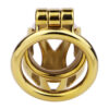 Gold Metal Classic Chastity Cage – S / M / L — product image 39