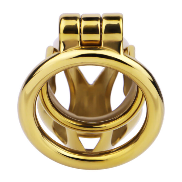 Gold Metal Classic Chastity Cage – S / M / L — product image 39