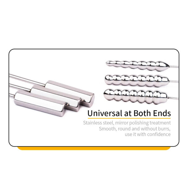 Beaded Thread Metal Urethral Sounding Thin Dilator — image 12 Beaded Thread Metal Urethral Sounding Thin Dilator — product image 12