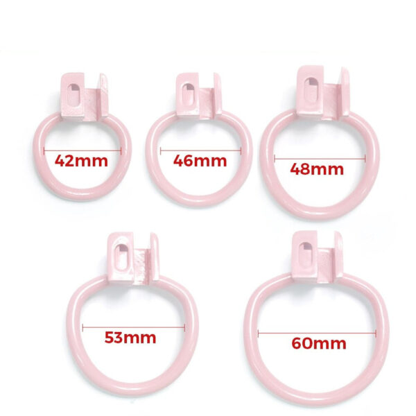 Pink Resin Flat Chastity Cage — image 5 Pink Resin Flat Chastity Cage — product image 5