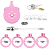 Mini Inverted Chastity Cage – Removable Steel Ball Plug with Flexible Catheter — product image 3