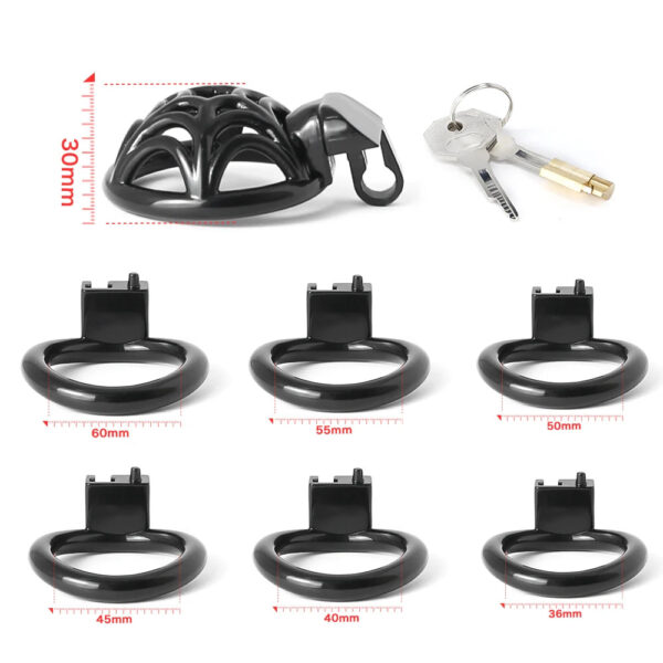 Small Lightweight Resin Spidernet Chastity Cage — image 32 Small Lightweight Resin Spidernet Chastity Cage — product image 32