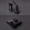 Double-Locked Black Resin Chastity Cage with Removable Cap and Spikes — product image 13