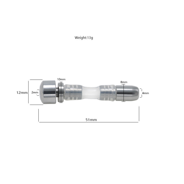 Metal Beaded Chastity Cage with Removable Urethral Catheter — product image 6