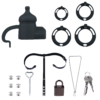 Silicone Baby Bottle Chastity Cage with 4 Locking Rings — product image 17