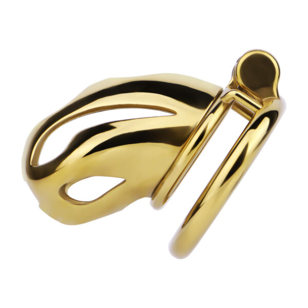 Gold Metal Classic Chastity Cage – S / M / L — product image 20