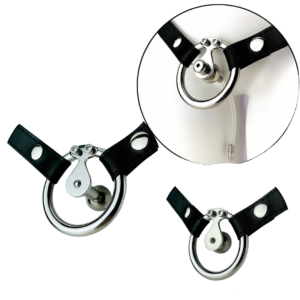 Multi-Use Micro Inverted Chastity Cage with PU Belt — image 1 Multi-Use Micro Inverted Chastity Cage with PU Belt — product image 1