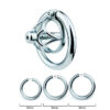 Stainless Steel Urethral Chastity Cage with Removable Metal Tube — product image 4