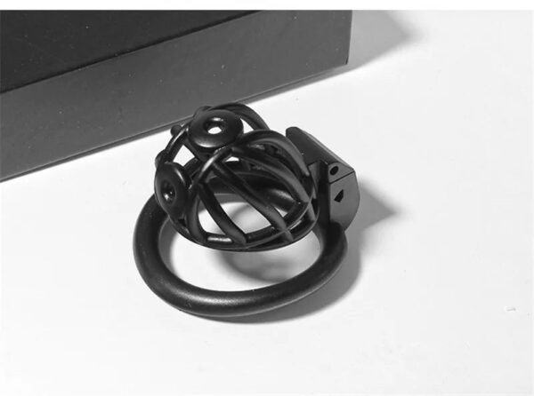 PA Prince Albert Chastity Cage with 4 Rings — image 9 PA Prince Albert Chastity Cage with 4 Rings — product image 9
