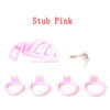 Pink Small Sissy Chastity Cage With 4 Base Rings – Micro / Negative / Stub — product image 15