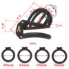 PA Prince Albert Chastity Cage with 4 Rings — image 4 PA Prince Albert Chastity Cage with 4 Rings — product image 4