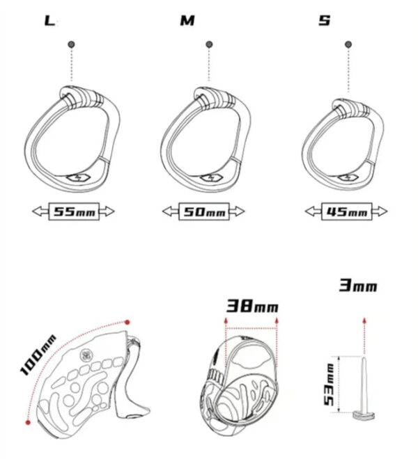 Remote Electric Shock Male Chastity Device Set — image 6 Remote Electric Shock Male Chastity Device Set — product image 6