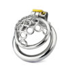 Small Compact Metal Chastity Cage — product image 3
