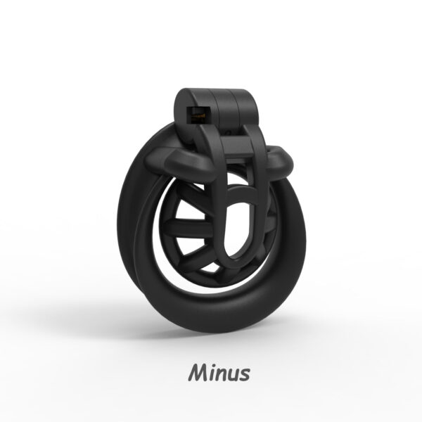 Positive / Negative Resin Chastity Cage Set – Minus / Plus Chastity Device — image 10 Positive / Negative Resin Chastity Cage Set – Minus / Plus Chastity Device — product image 10