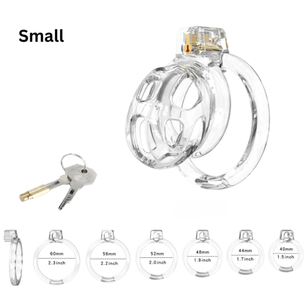 Flexible Soft Silicone Chastity Cage Set — image 12 Flexible Soft Silicone Chastity Cage Set — product image 12