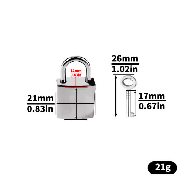 Tiny Shell Chastity Cage with Anal Plug and Catheter — product image 6