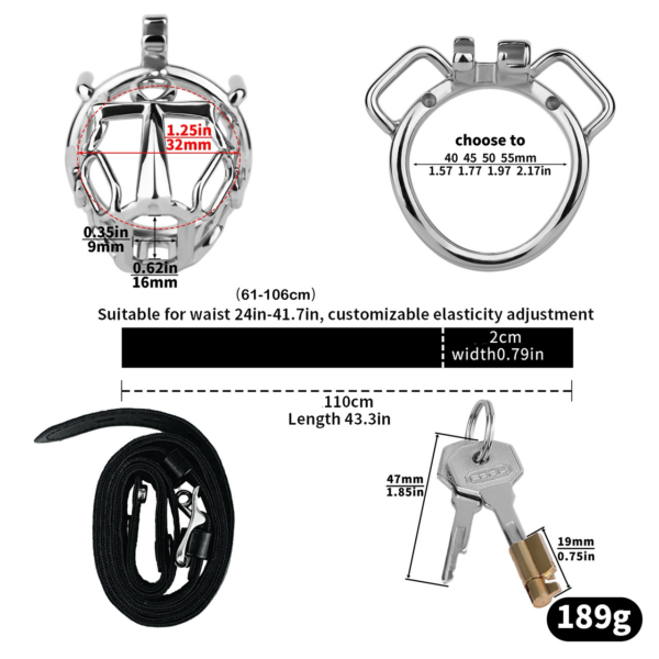HolyLock Metal Chastity Cage — product image 6