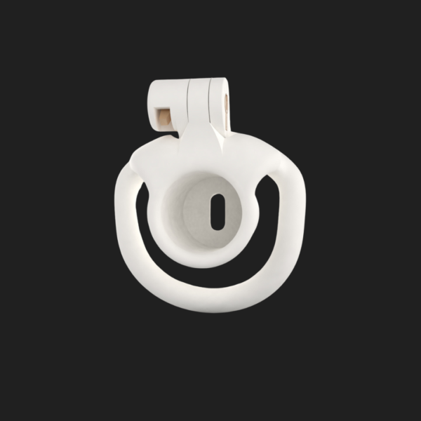 Tiny Inverted Chastity Cage with 4 Cock Rings — product image 6