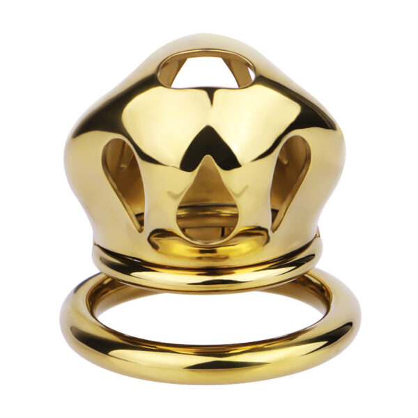 Gold Metal Classic Chastity Cage – S / M / L — product image 24