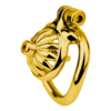 Gold Sunflower Tiny Chastity Cage — product image 22