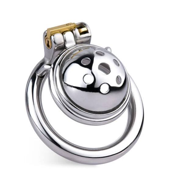 Hemisphere Tiny Chastity Cage with Detachable Metal Catheter — image 10 Hemisphere Tiny Chastity Cage with Detachable Metal Catheter — product image 10