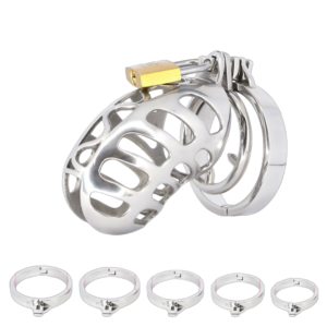 Metal Cock Cage with Spiked Penis Ring – Chastity Cage — image 1 Metal Cock Cage with Spiked Penis Ring – Chastity Cage — product image 1