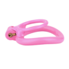 Lockable Resin Cock Ring Chastity Cage – Blue / Black / Pink / White — product image 19