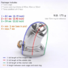 Metal Chastity Cage with Removable Urethral Insert — product image 5