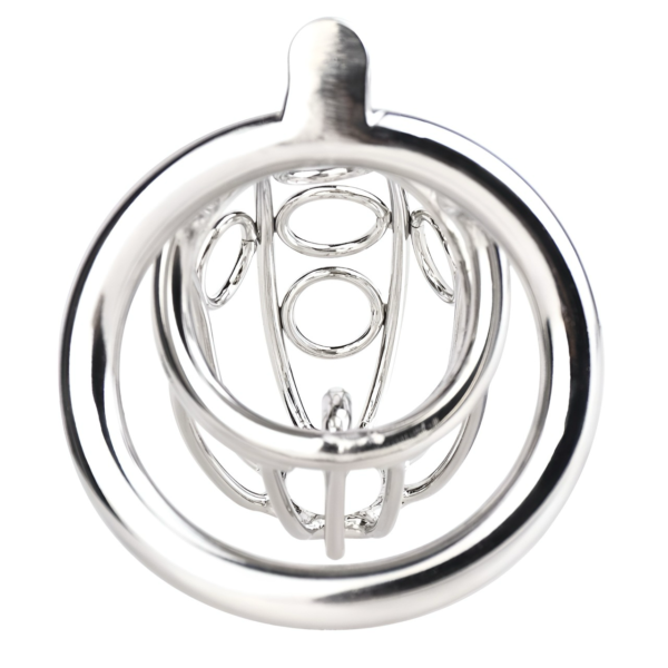Stainless Steel PA Chastity Cage with Adjustable Strap — product image 10