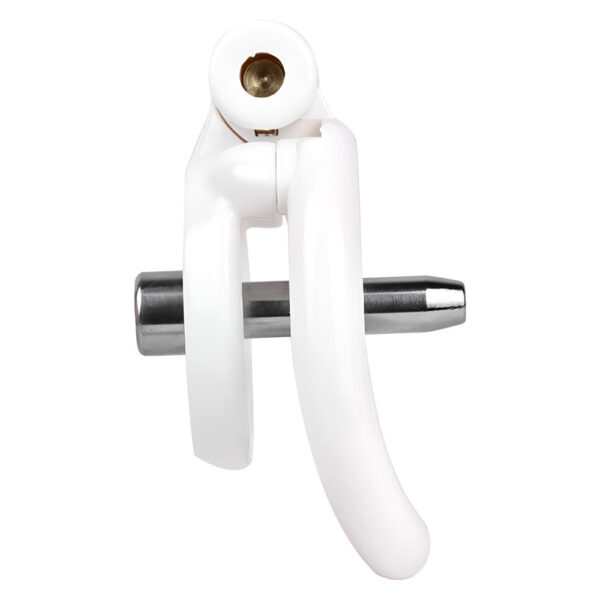 NEW Resin Flat Chastity Cage Set – White — product image 16