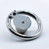 Flat Disc Inverted Chastity Cage with Steel Ball and Urethral Plug — product image 7