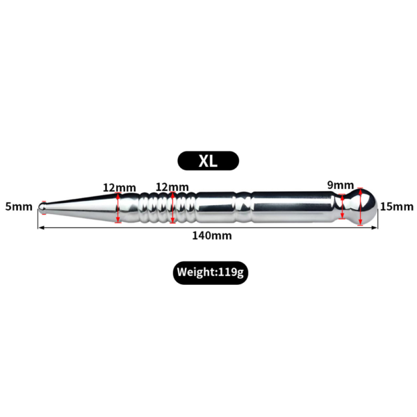 Stainless Steel Dual-Ended Urethral Sound & Anal Plug — product image 6