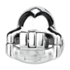 Small Metal Chastity Cage with Black or Pink Soft Pussy Catheter — product image 7