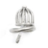Small Metal Hollowed Chastity Cock Cage with Silicone Catheter — image 4 Small Metal Hollowed Chastity Cock Cage with Silicone Catheter — product image 4