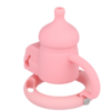Silicone Baby Bottle Chastity Cage with 4 Locking Rings — product image 23