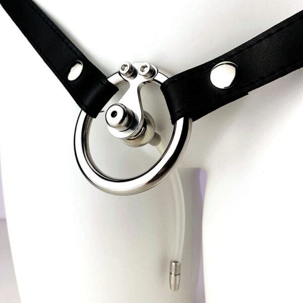 Multi-Use Micro Inverted Chastity Cage with PU Belt — product image 3