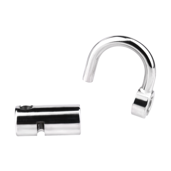 Stainless Steel Prince Albert Chastity Lock — product image 14