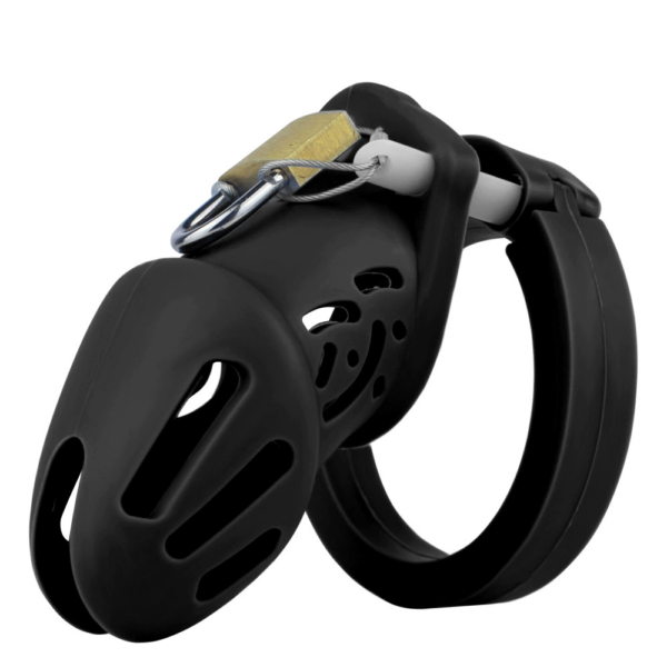 Soft Silicone Chastity Cage with Strap – Large / Small Size – Multicolor — product image 9