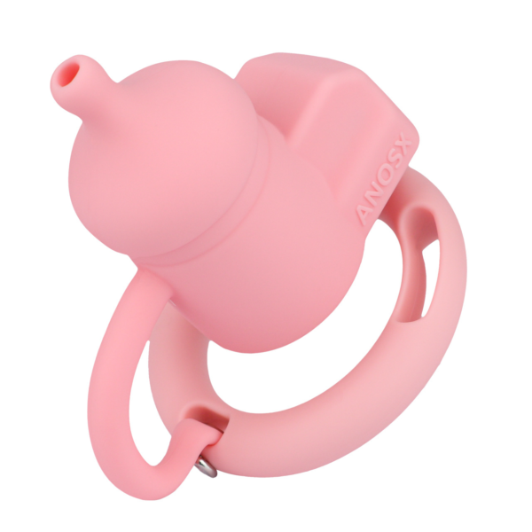 Silicone Baby Bottle Chastity Cage with 4 Locking Rings — product image 20