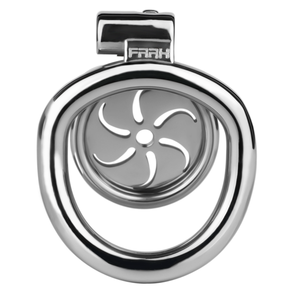 Flat Metal Chastity Cage with Strap and Catheter — product image 11