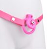 NEW Resin Flat Chastity Cage Set – Pink — product image 16