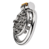 Flat Metal Chastity Cages with Removable Spikes — product image 7