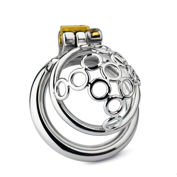 Small Compact Metal Chastity Cage — product image 5