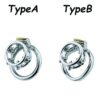 Spiked Chastity Ring Cage – Bolted Metal Cock Cage — product image 3