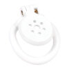 NEW Resin Flat Chastity Cage Set – White — product image 11