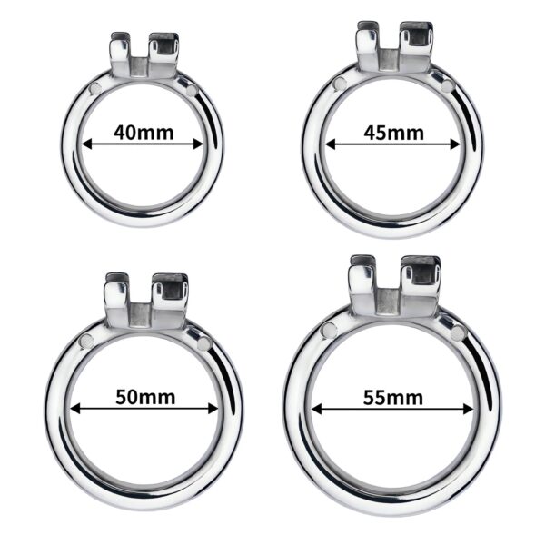 Metal Inverted Chastity Cage Stainless Steel Negative Chastity Device — product image 14